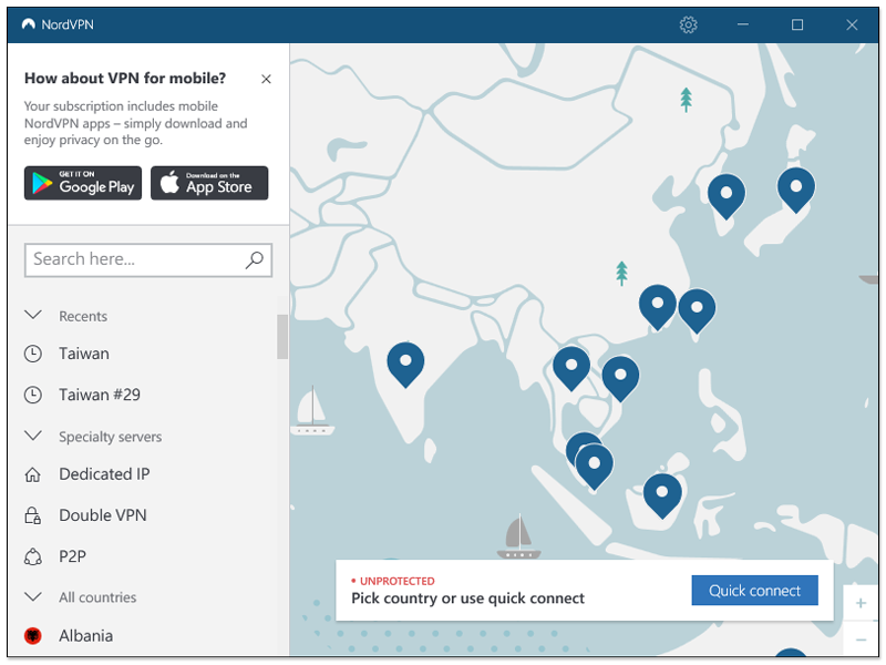 中国使用NordVPN