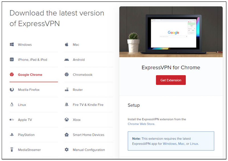 Chrome浏览器的VPN