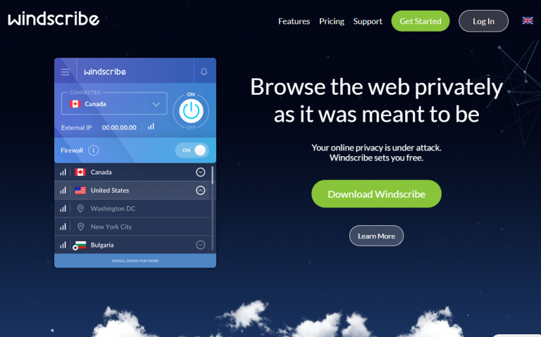Windscribe测评 目前最好的免费VPN之一，本地速度尚可，在中国使用还有待考验