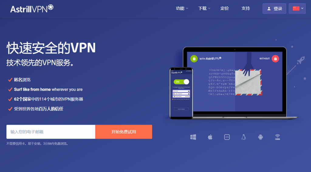 Astrill VPN测评