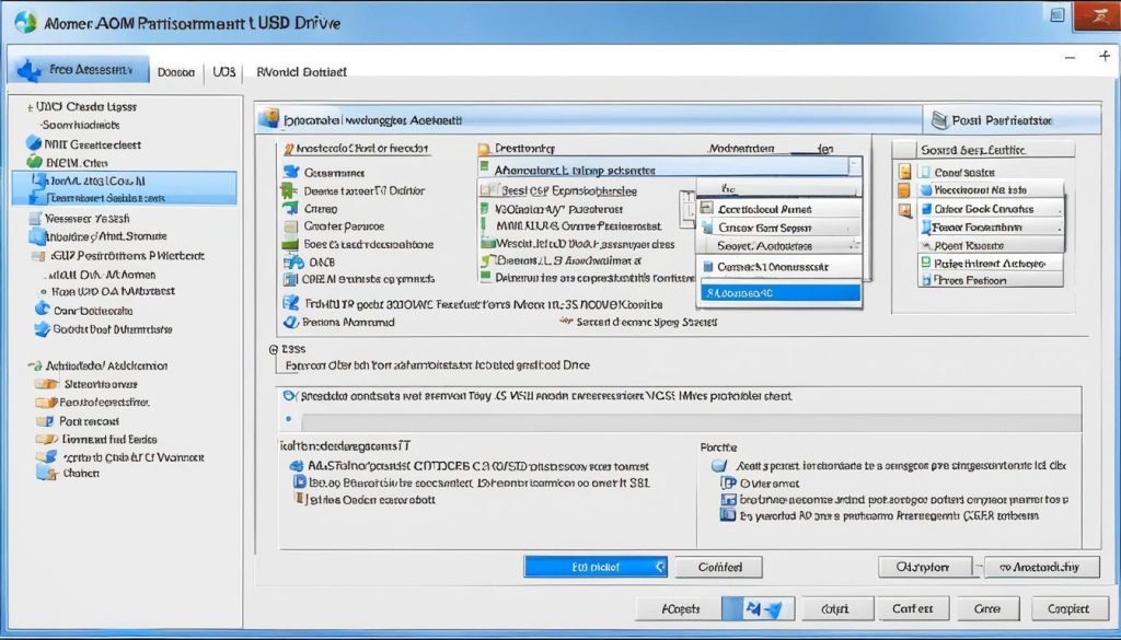 AOMEI Partition Assistant 使用示例截圖
