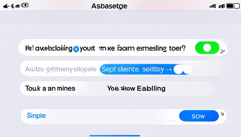 iMessage 自動回覆設置截圖