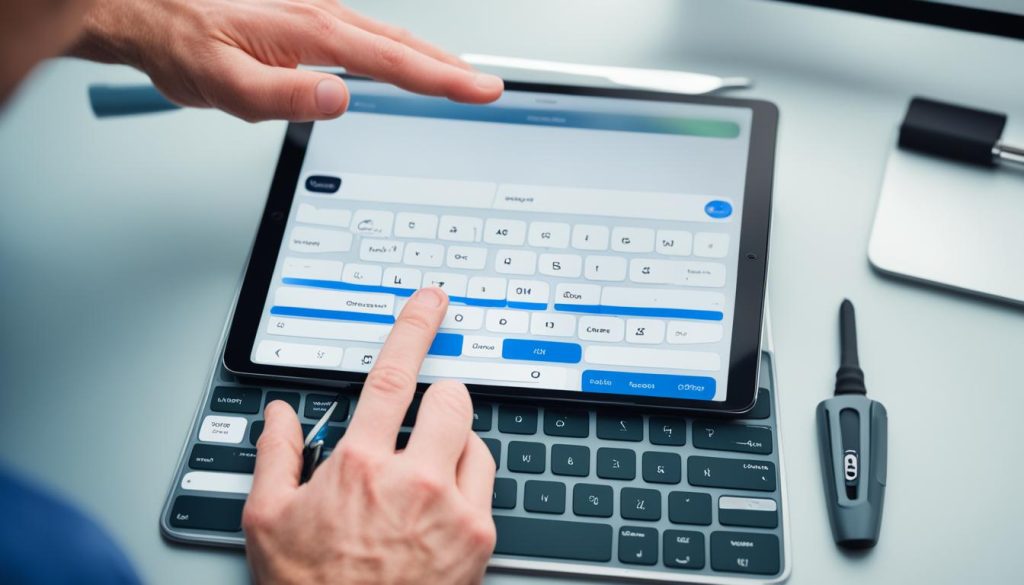 iPad 分割鍵盤修复方法