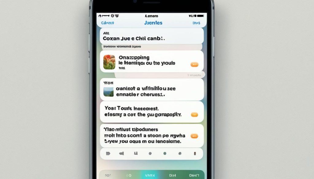 iPhone 消息界面保持干净整洁