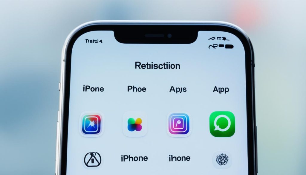 iPhone應用程序消失-檢查限制設置
