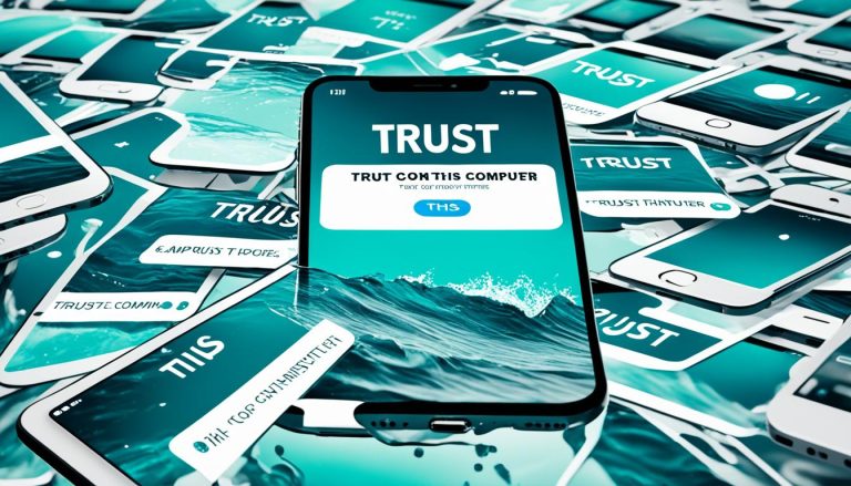 信任此電腦不斷彈出