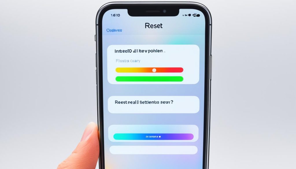 重置 iPhone 所有設定